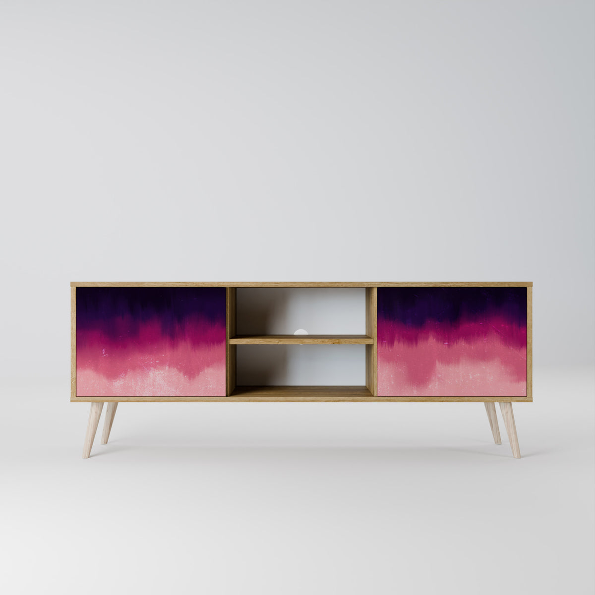 AURORA BOREALIS Mueble de TV de 2 Puertas