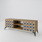 REFLECTION RANGE 2-Door TV Stand in Oak Effect