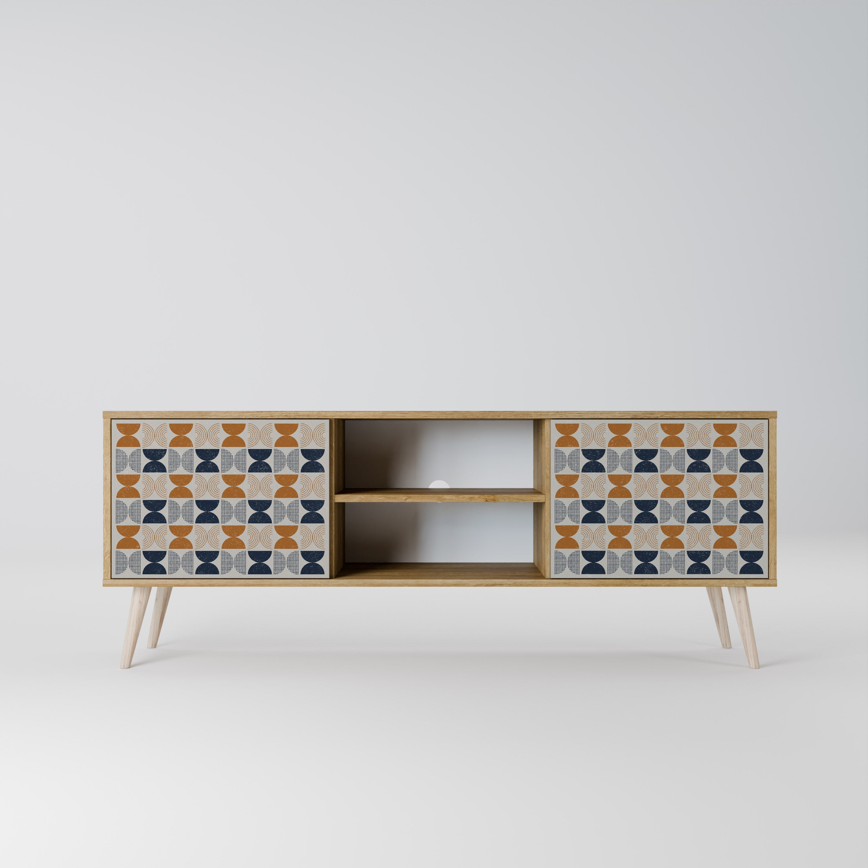 REFLECTION RANGE 2-Door TV Stand in Oak Effect