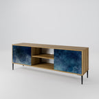 CELESTIAL FALL Mueble de TV de 2 Puertas en Efecto Roble