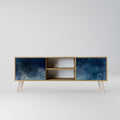 CELESTIAL FALL Mueble de TV de 2 Puertas en Efecto Roble