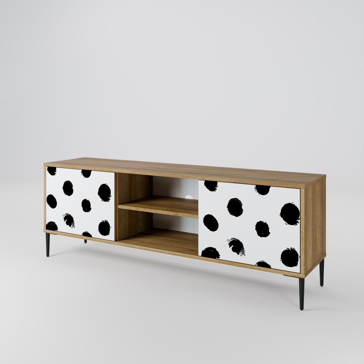 SLIPPING MINUTES Mueble de TV de 2 Puertas