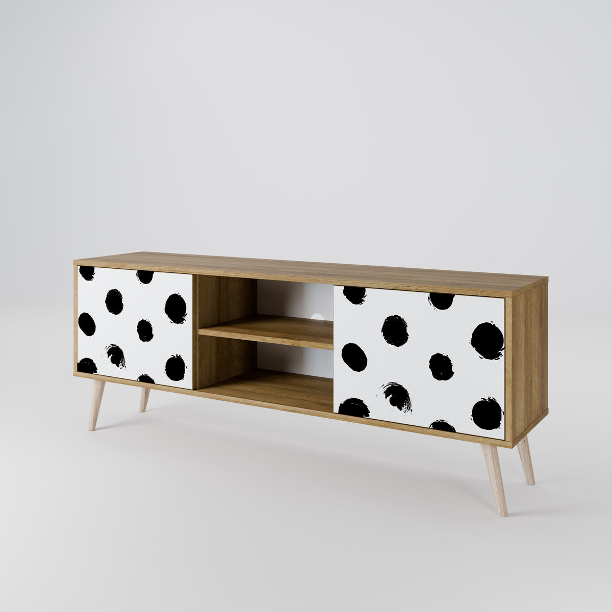 SLIPPING MINUTES 2-Door TV Cabinet