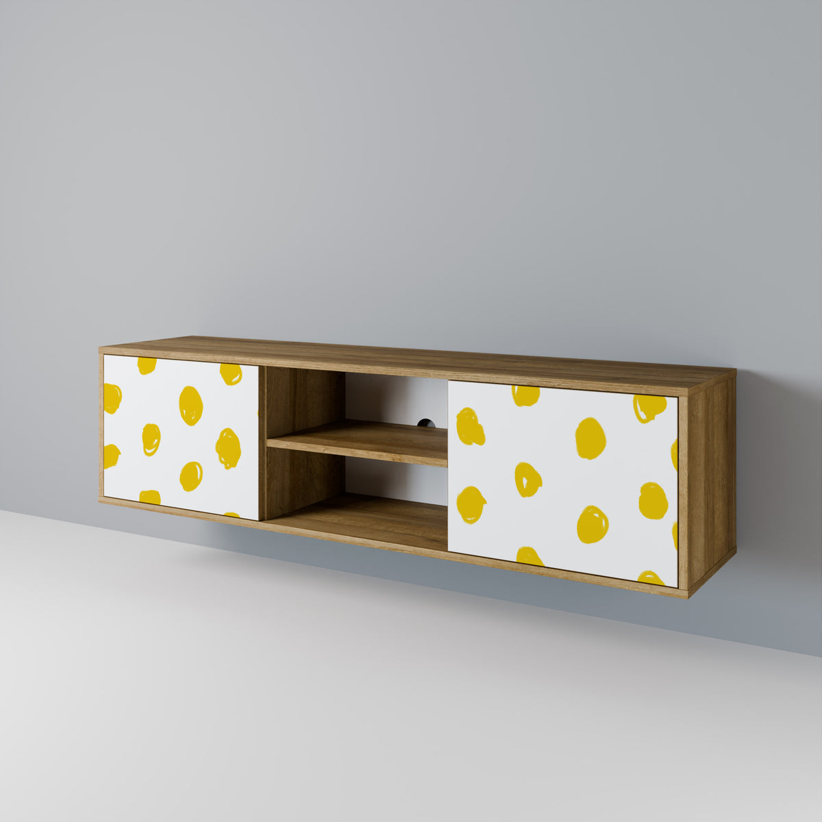 RADIANT REVERIE Mueble de TV de 2 Puertas