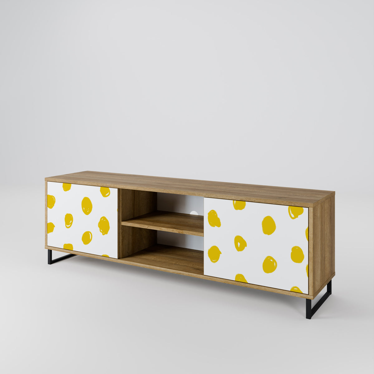 RADIANT REVERIE Mueble de TV de 2 Puertas