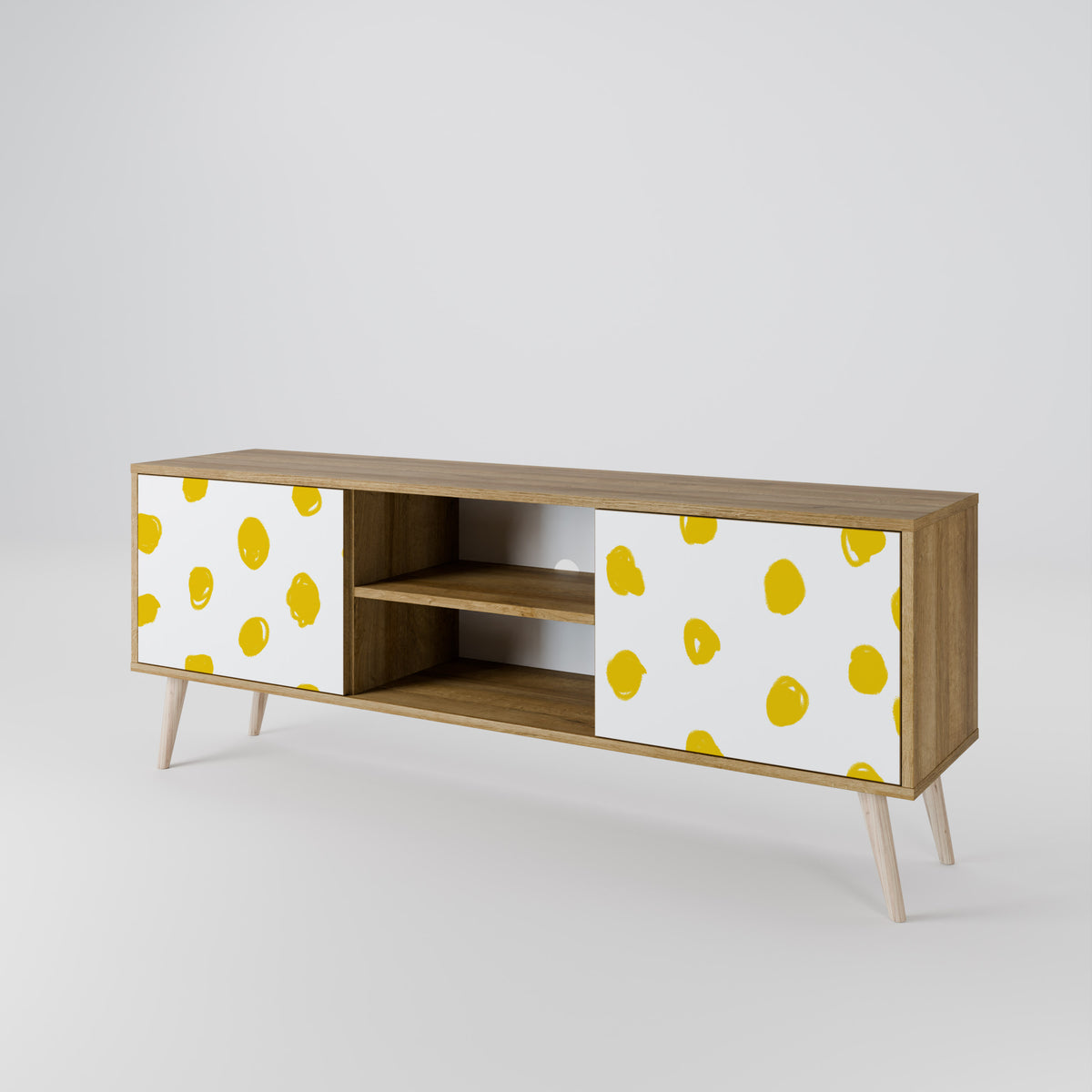 RADIANT REVERIE Mueble de TV de 2 Puertas