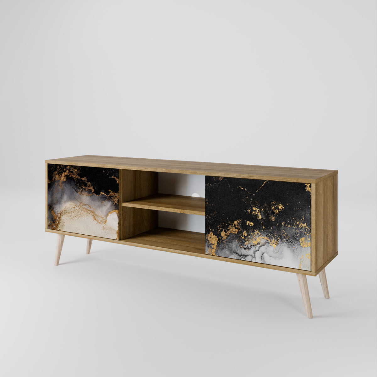 MARBLE OF TOMMORROW 2-Door TV Cabinet