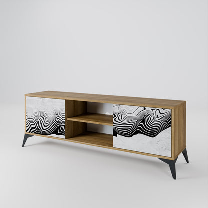 MONOCHROME MIRAGE Mueble de TV de 2 Puertas