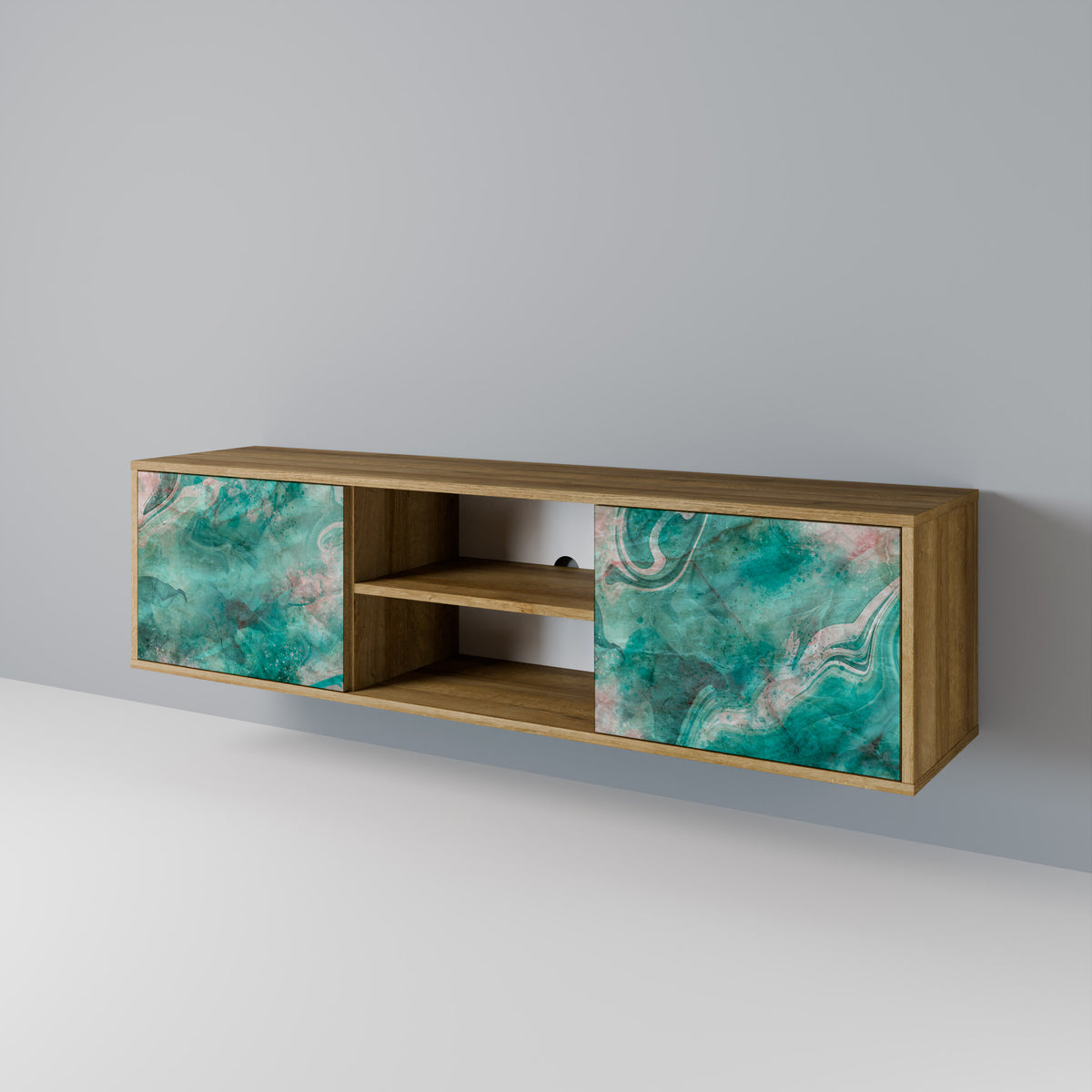 ABSTRACT ALCHEMY Mueble de TV de 2 Puertas