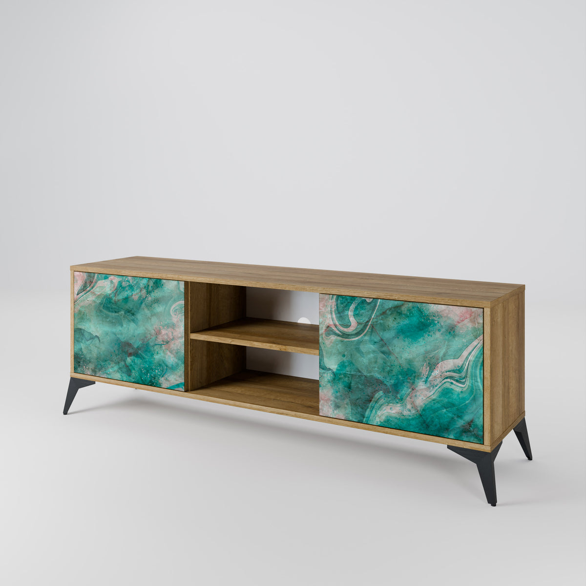 ABSTRACT ALCHEMY Mueble de TV de 2 Puertas