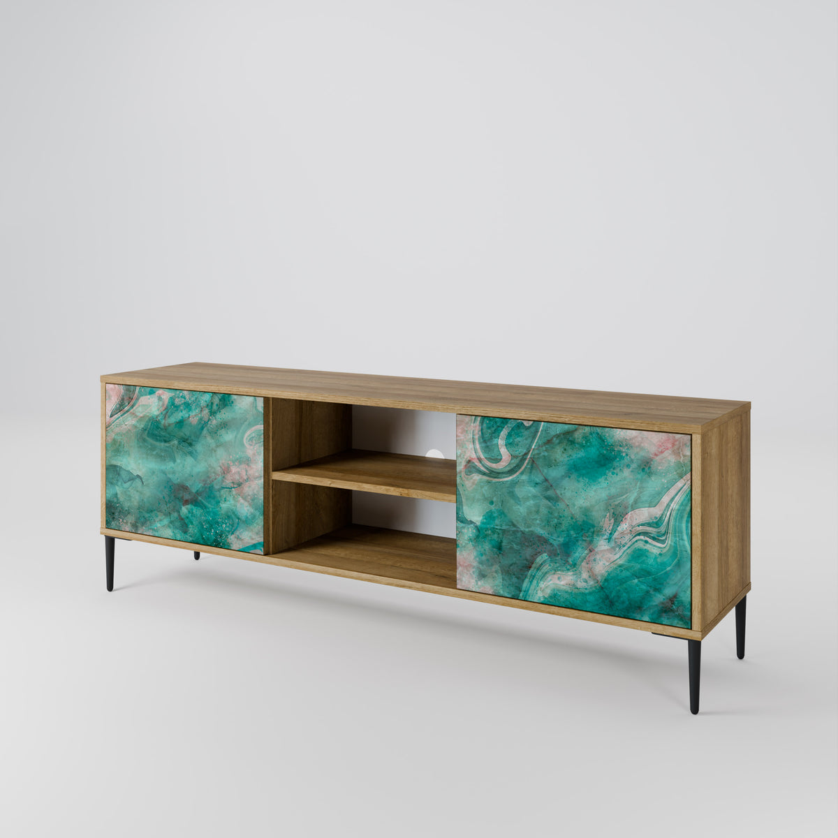 ABSTRACT ALCHEMY Mueble de TV de 2 Puertas