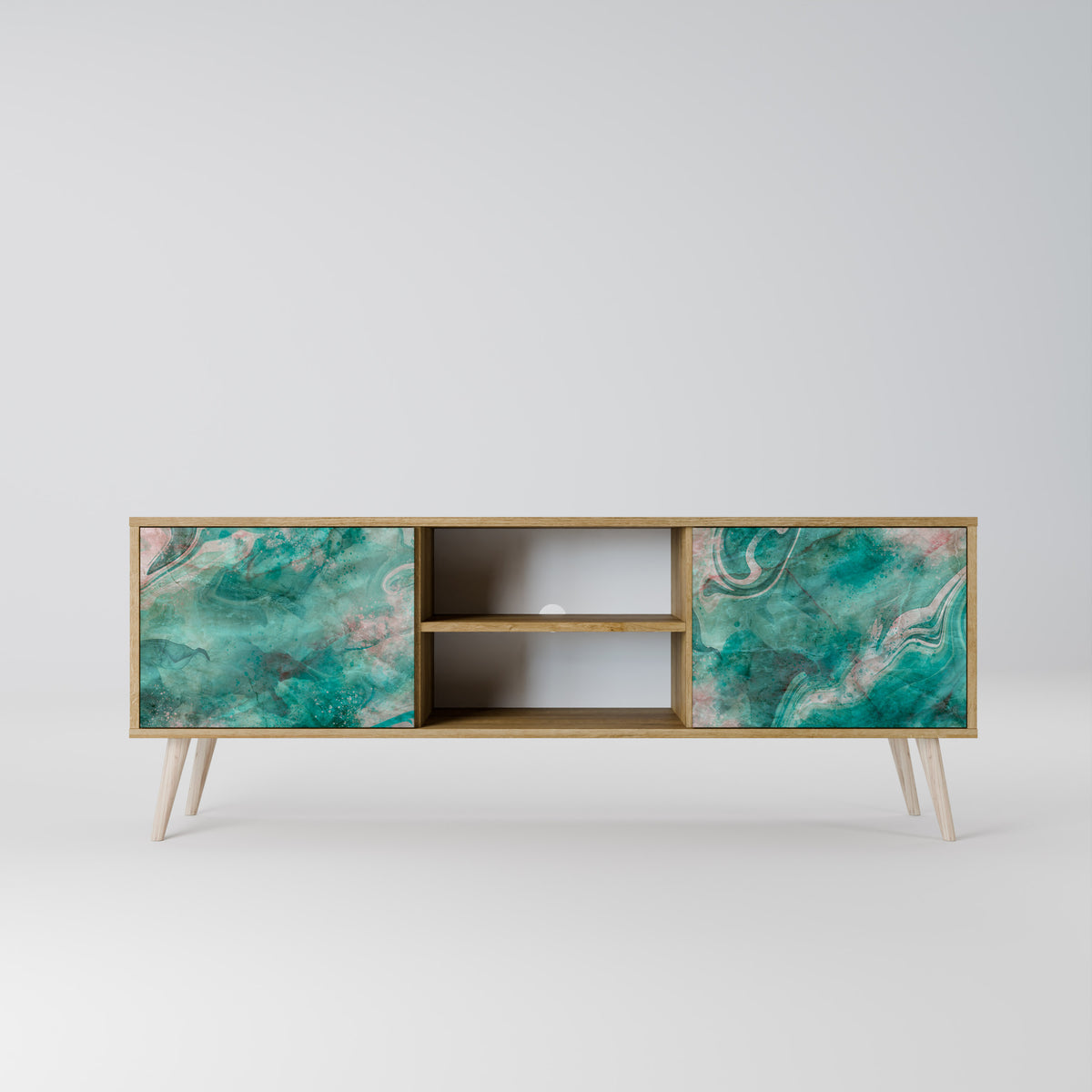 ABSTRACT ALCHEMY Mueble de TV de 2 Puertas