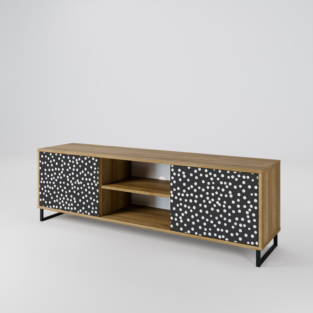 BLINDING LIGHTS Mueble de TV de 2 Puertas