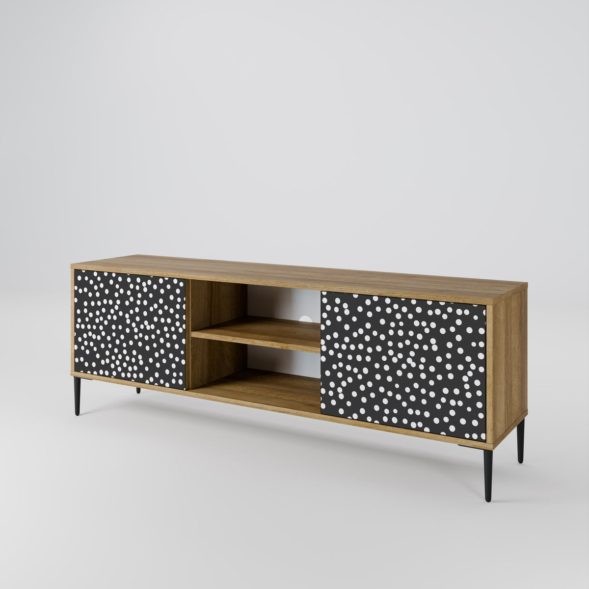 BLINDING LIGHTS Mueble de TV de 2 Puertas