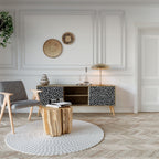 BLINDING LIGHTS Mueble de TV de 2 Puertas