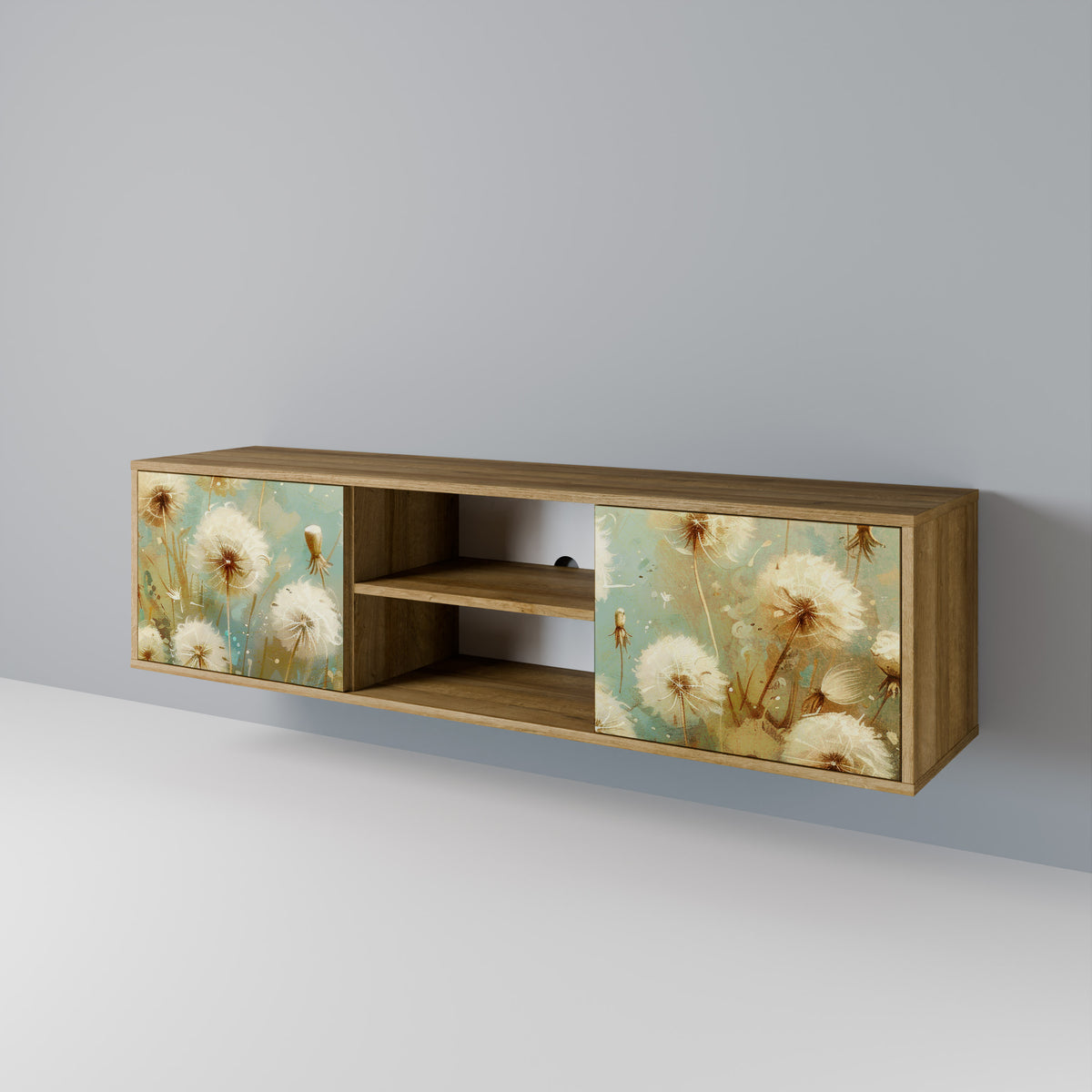 DREAMY MEADOW Mueble de TV de 2 Puertas