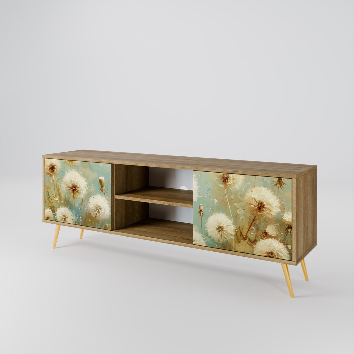 DREAMY MEADOW Mueble de TV de 2 Puertas