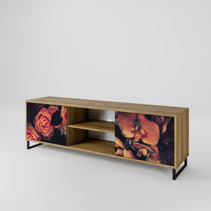 NEVERENDING BLOOM Mueble de TV de 2 Puertas