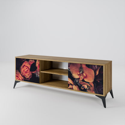 NEVERENDING BLOOM Mueble de TV de 2 Puertas