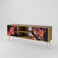 NEVERENDING BLOOM Mueble de TV de 2 Puertas