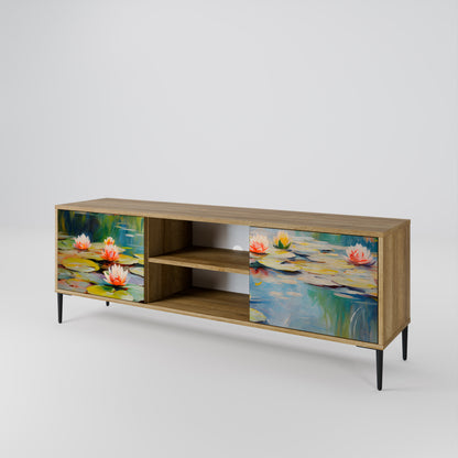 BLOOMING WATERS Mueble de TV de 2 Puertas