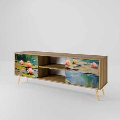 BLOOMING WATERS Mueble de TV de 2 Puertas