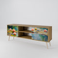 BLOOMING WATERS Mueble de TV de 2 Puertas