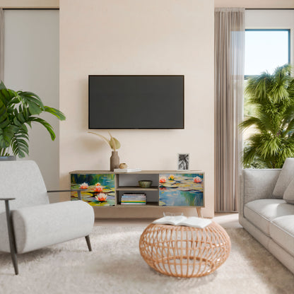 BLOOMING WATERS Mueble de TV de 2 Puertas