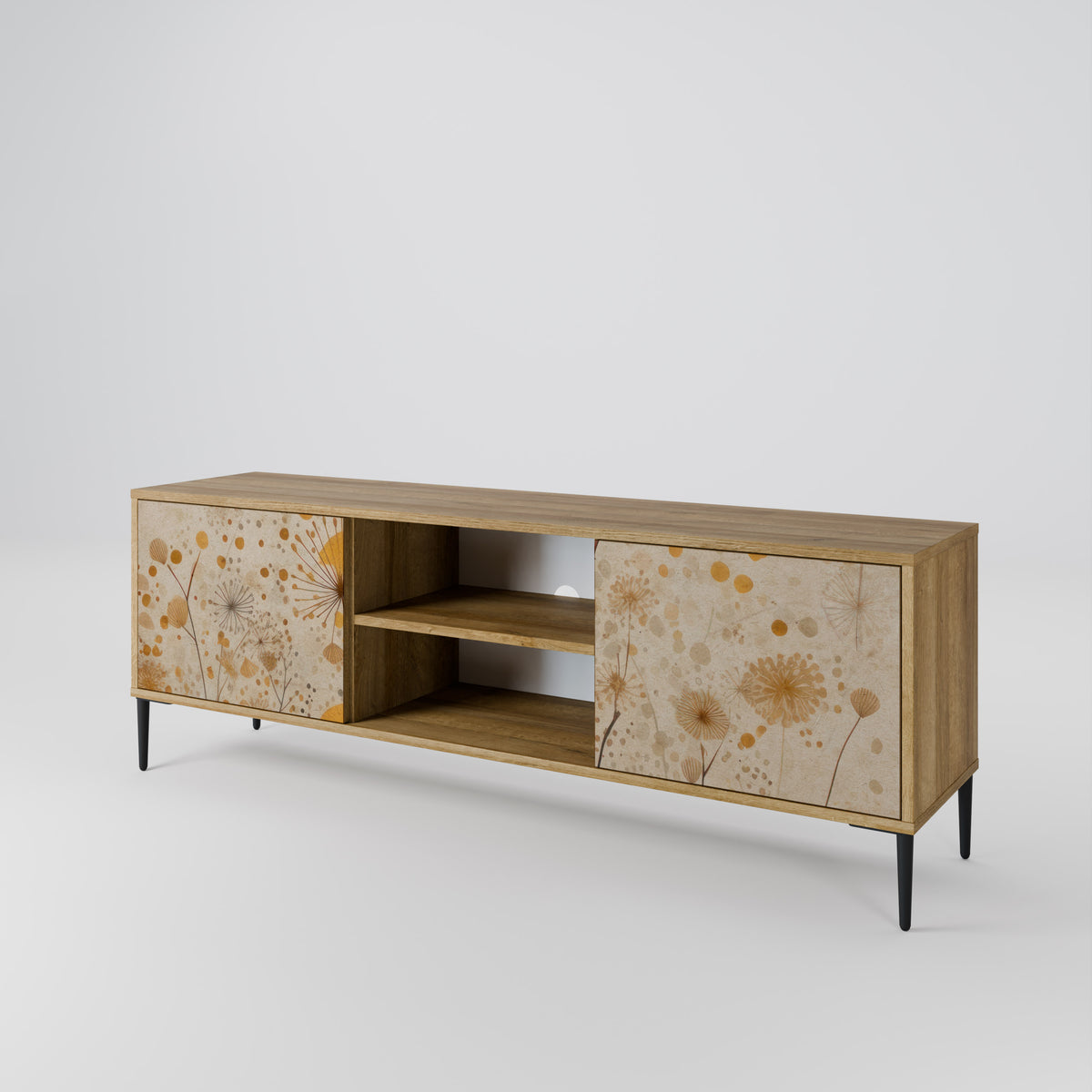 MORNING GLADE Mueble de TV de 2 Puertas