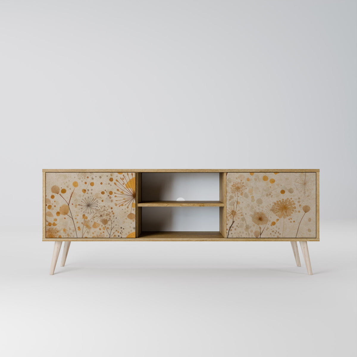 MORNING GLADE Mueble de TV de 2 Puertas