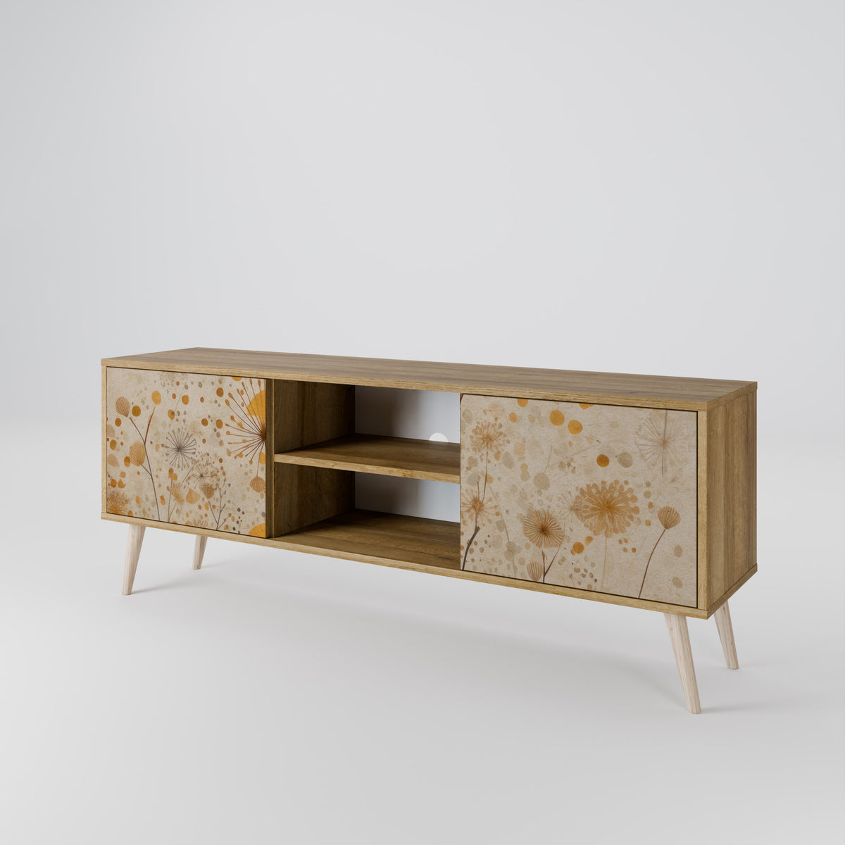 MORNING GLADE Mueble de TV de 2 Puertas