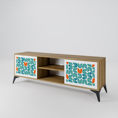 BE THE CHANGE Mueble de TV de 2 Puertas