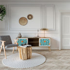 BE THE CHANGE Mueble de TV de 2 Puertas