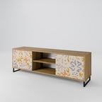 SPRING WHIMSY Mueble de TV de 2 Puertas en Efecto Roble