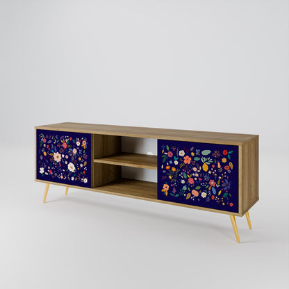 FLORAL COMBINATION Mueble de TV de 2 Puertas