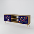 FLORAL COMBINATION Mueble de TV de 2 Puertas