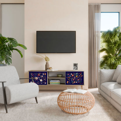 FLORAL COMBINATION Mueble de TV de 2 Puertas