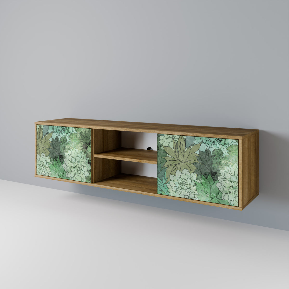 SUCCULENT CLUSTER Mueble de TV de 2 Puertas
