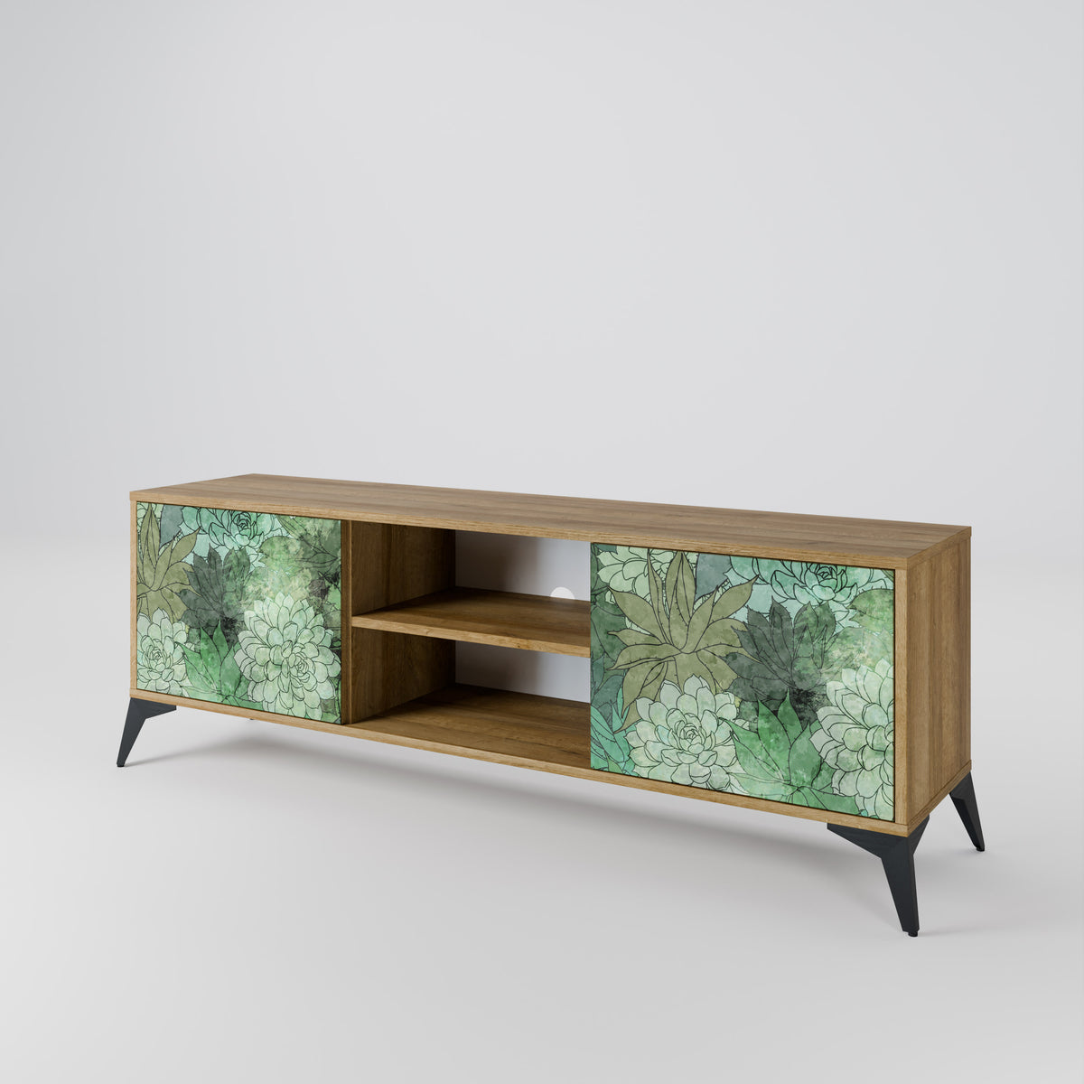 SUCCULENT CLUSTER Mueble de TV de 2 Puertas