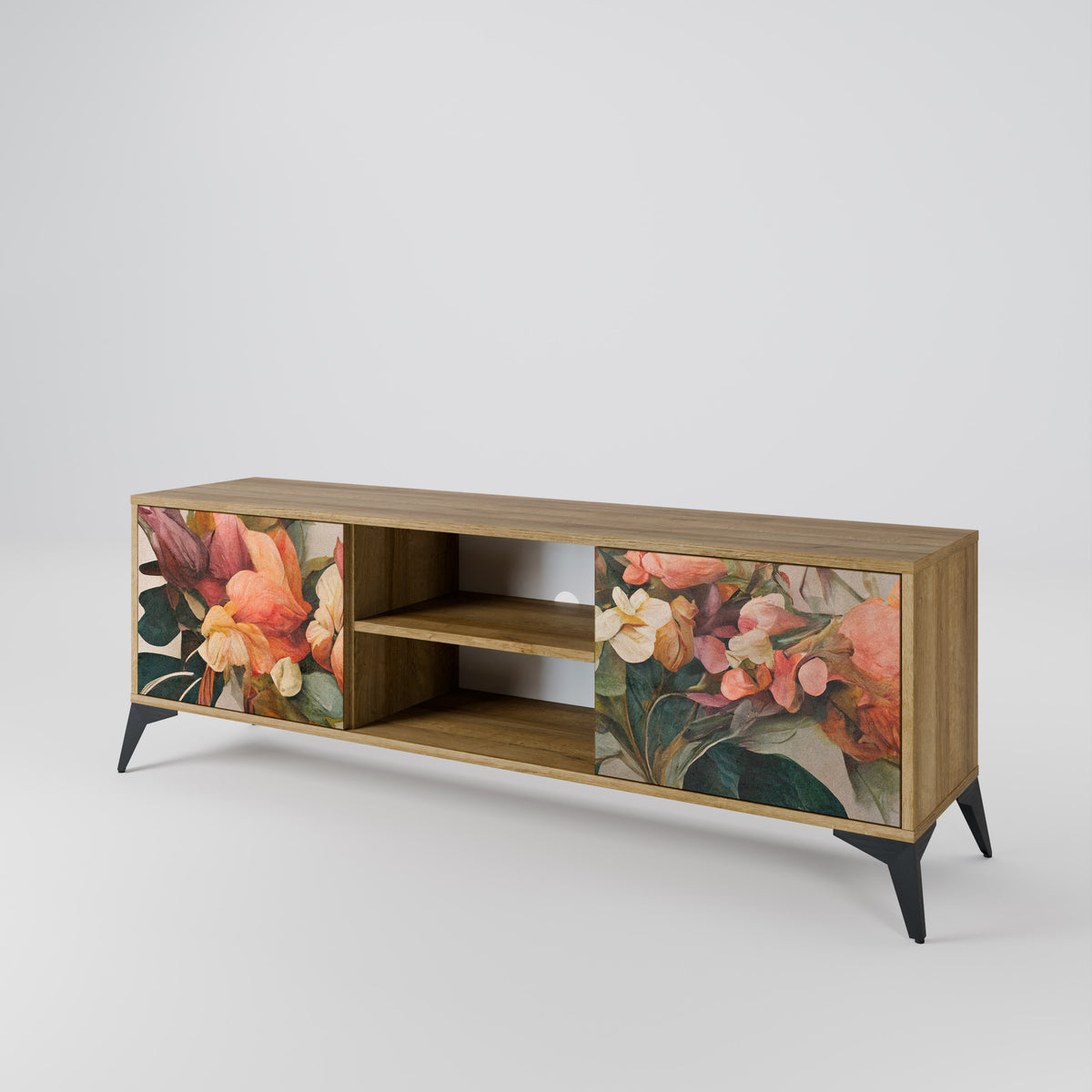 STYLISH BEAUTY Mueble de TV de 2 Puertas