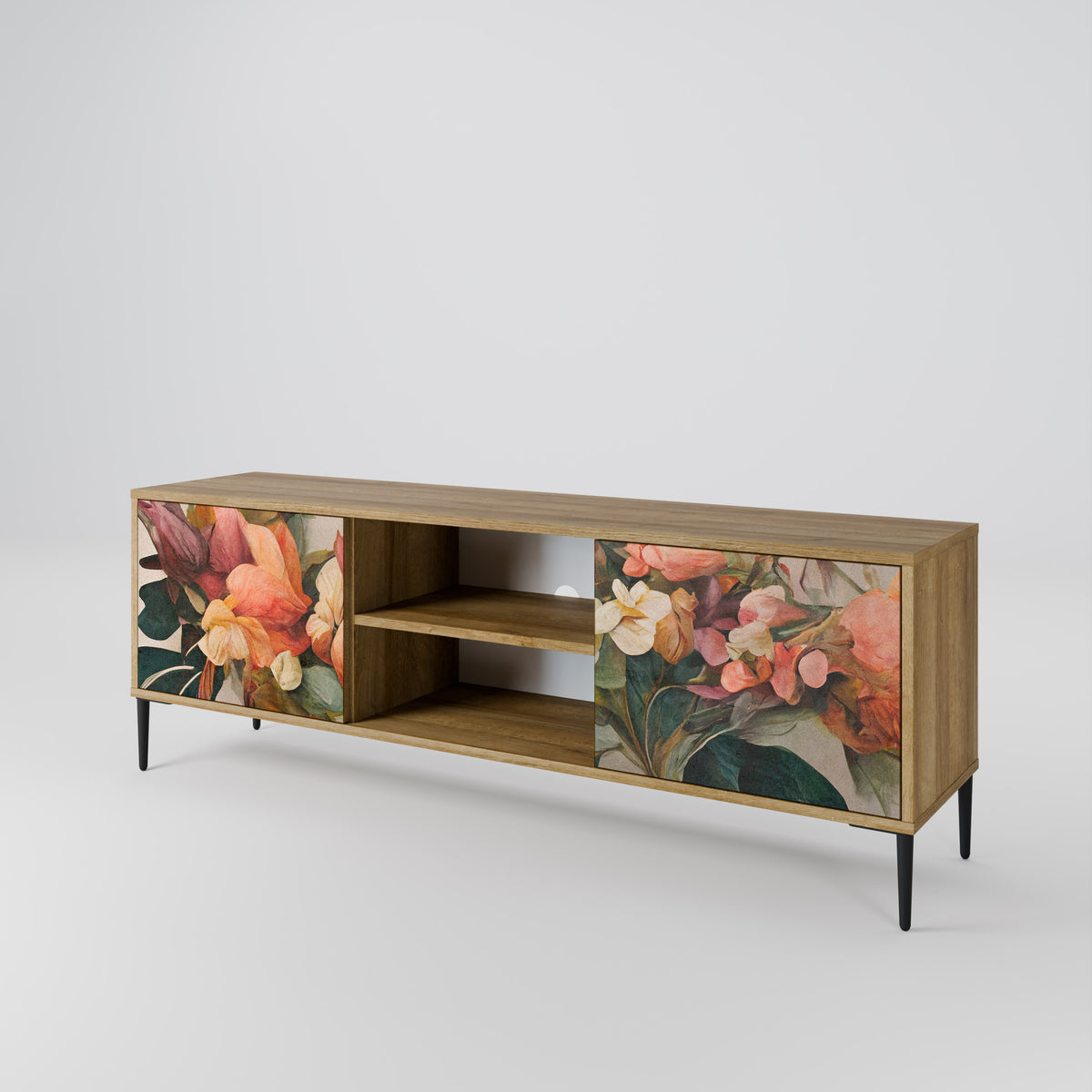 STYLISH BEAUTY Mueble de TV de 2 Puertas
