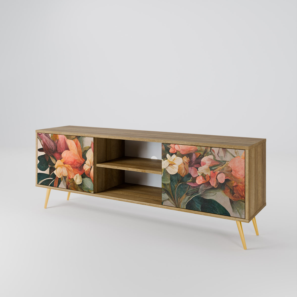 STYLISH BEAUTY Mueble de TV de 2 Puertas