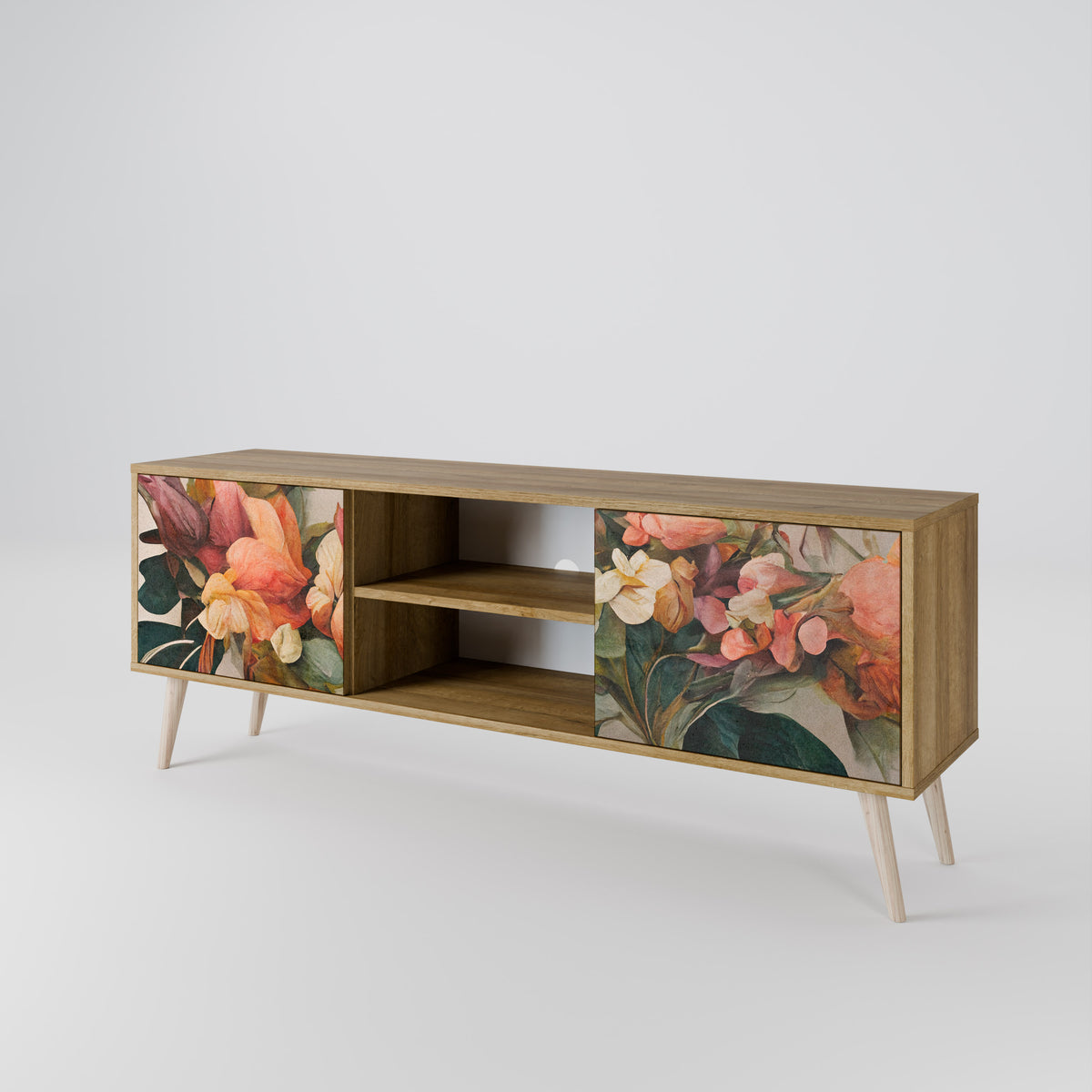 STYLISH BEAUTY Mueble de TV de 2 Puertas