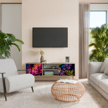 BLOOMING ELEGANCE 2-Door TV Cabinet