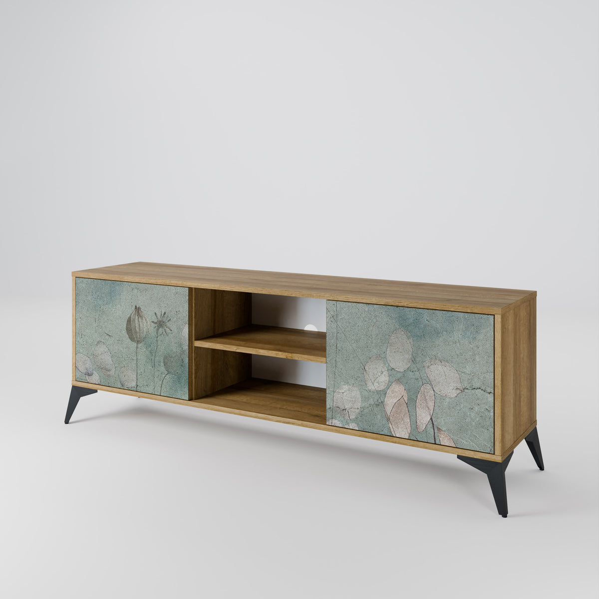 NIGHT LADY Mueble de TV de 2 Puertas