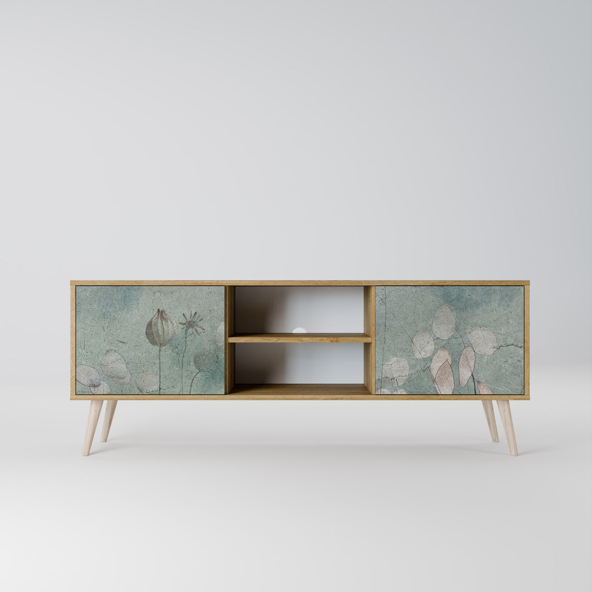NIGHT LADY Mueble de TV de 2 Puertas