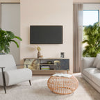 GENTLE POWER Mueble de TV de 2 Puertas