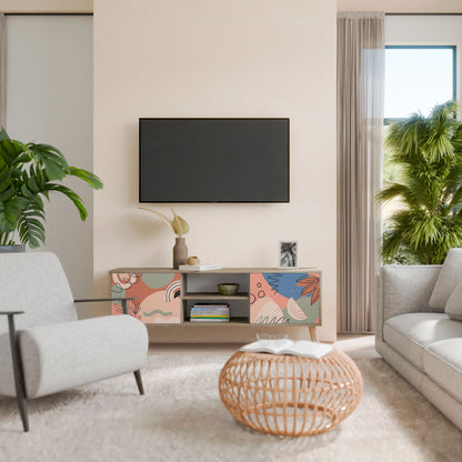 PASTEL DESTINY Mueble de TV de 2 Puertas