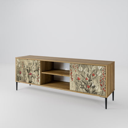 HERBAL GRACE Mueble de TV de 2 Puertas
