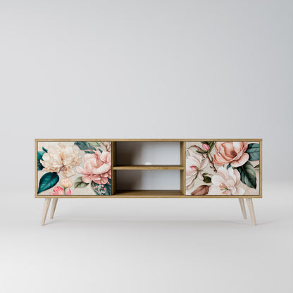 FLORAL GRACE Mueble de TV de 2 Puertas